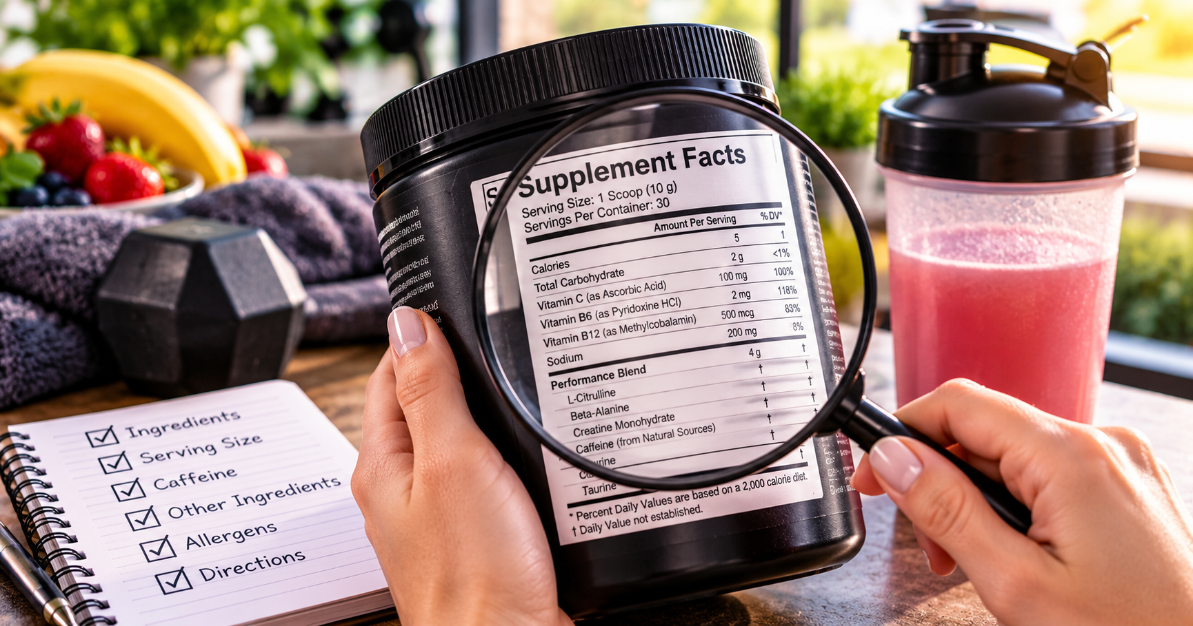 How to Read a Supplement Label